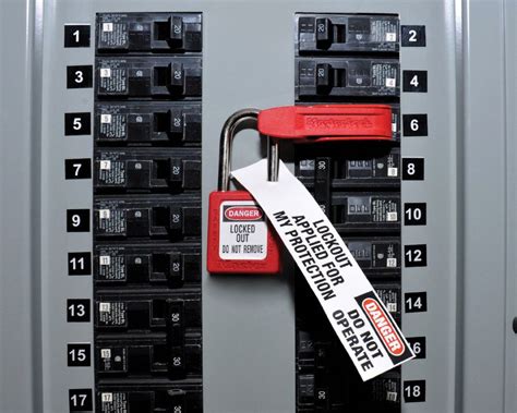 electrical breaker box safety|osha circuit breaker panel lockout.